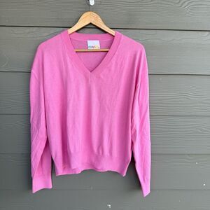 Crush silk/washmere blend pullover lightweight sweater